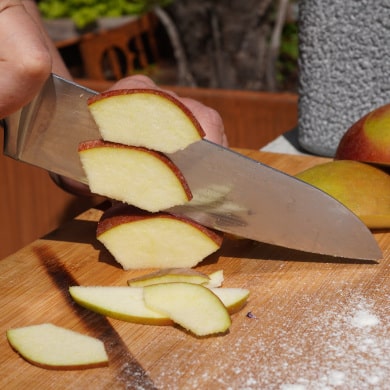 Apfel-Honig-Pizza mit Fenchel & Ziegenkäse