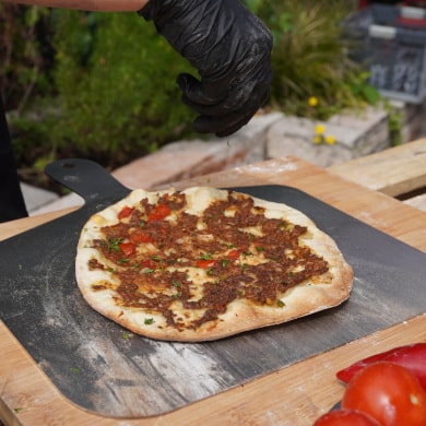 Lahmacun aus dem Pizzaofen