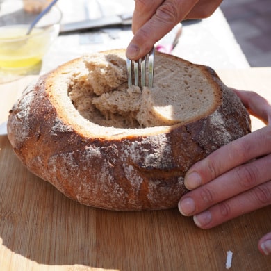 Gebackener Käse mit Rosmarin & Honig