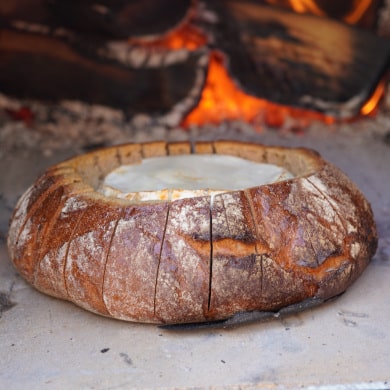 Gebackener Käse mit Rosmarin & Honig