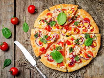 Rezept: Vegetarische Pizza Fresh & Healthy im Pizzaofen backen
