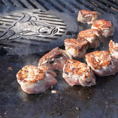 Niederrheinisches Schweinefilet mit Ofen-Honiggemüse