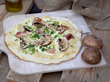 Rezept für Steinofen Pizza Rustika