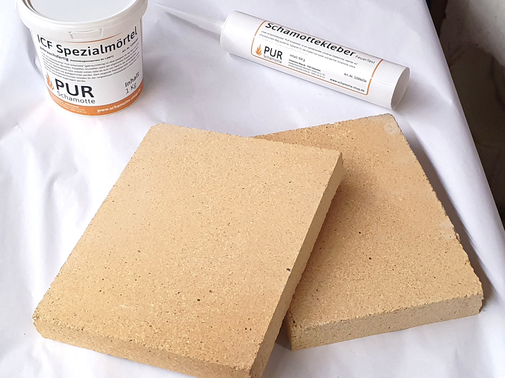 Material für Schamotte-Reparatur