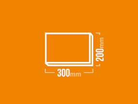 Schamotteplatten 300x200mm