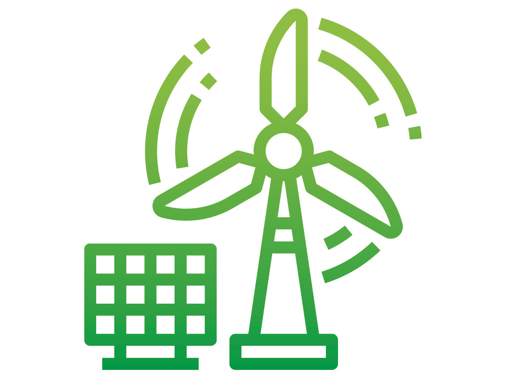 Ökologische Nachhaltigkeit: Strom aus erneuerbaren Energien