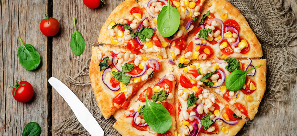Rezept: Vegetarische Pizza Fresh&Healthy im Pizzaofen backen