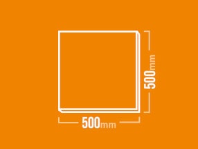 Vermiculite Platten 500x500mm