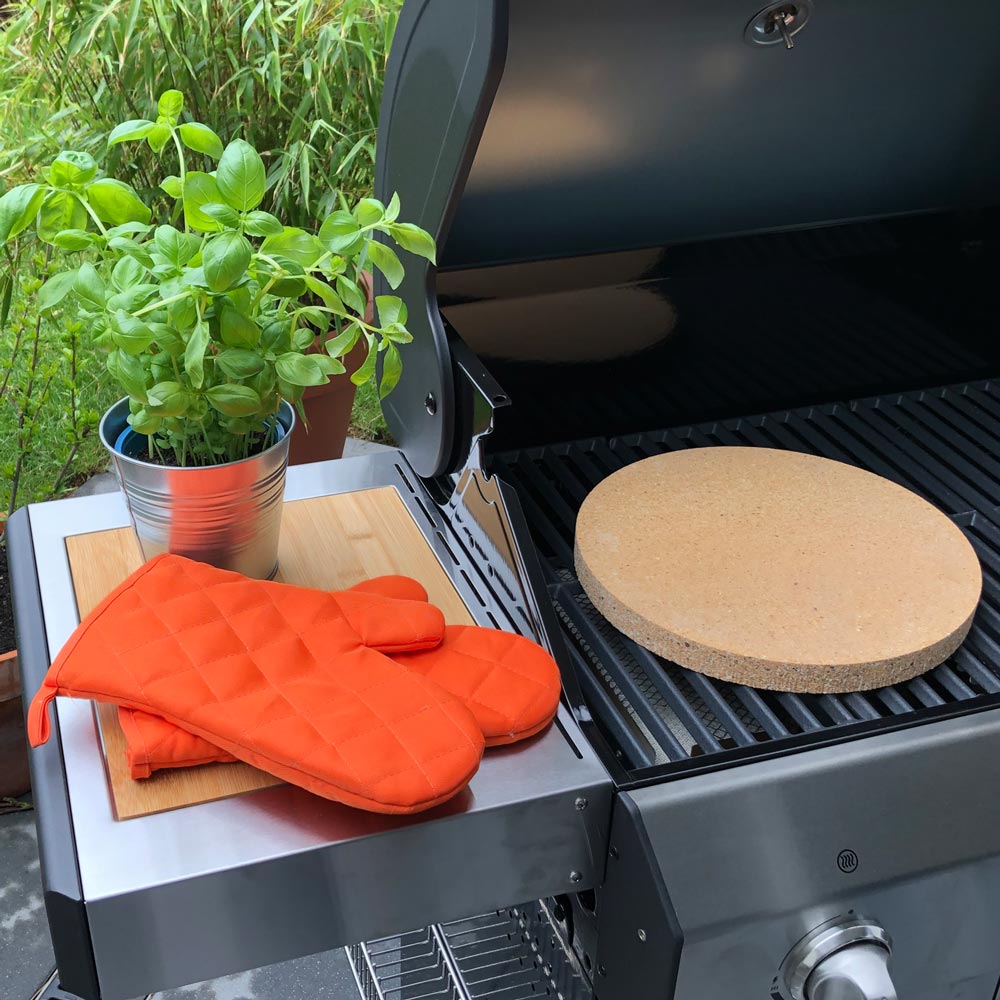 Pizzastein für den Grill | großes Angebot | PUR Schamotte