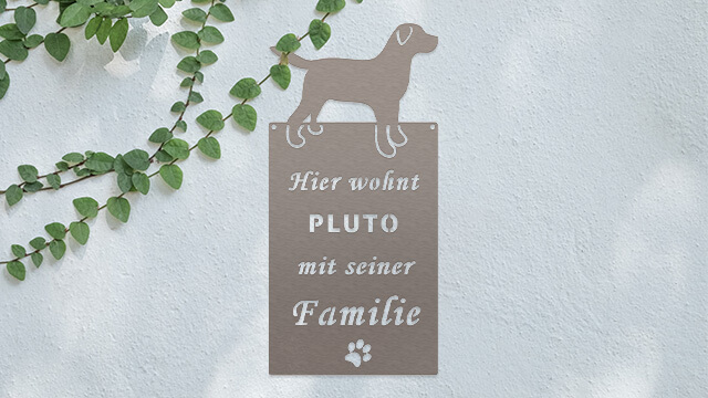 Dekoration Edelstahl