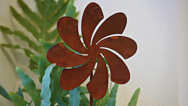 Gartendekoration Edelrost