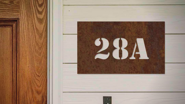 Schilder & Tafeln Edelrost